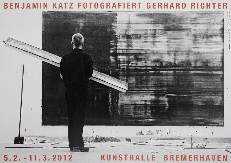 Gerhard Richter & Benjamin Katz  - Signed Exhibition Poster