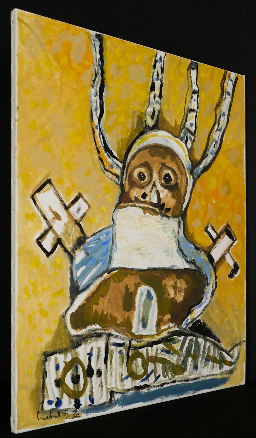 Lucebert -  Original Oil on Canvas