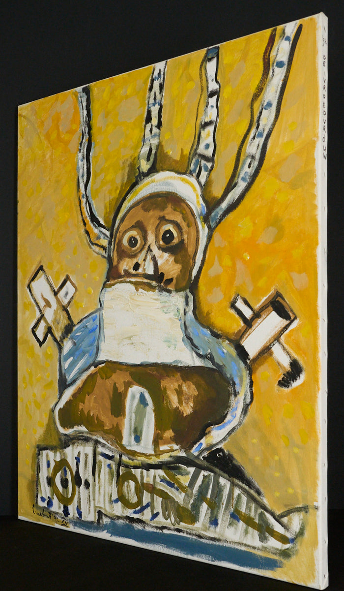 Lucebert -  Original Oil on Canvas