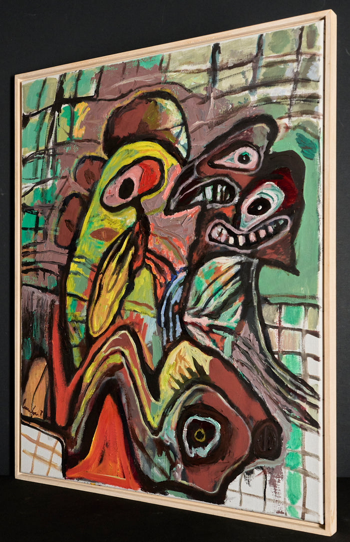Lucebert – Original Oil on canvas
