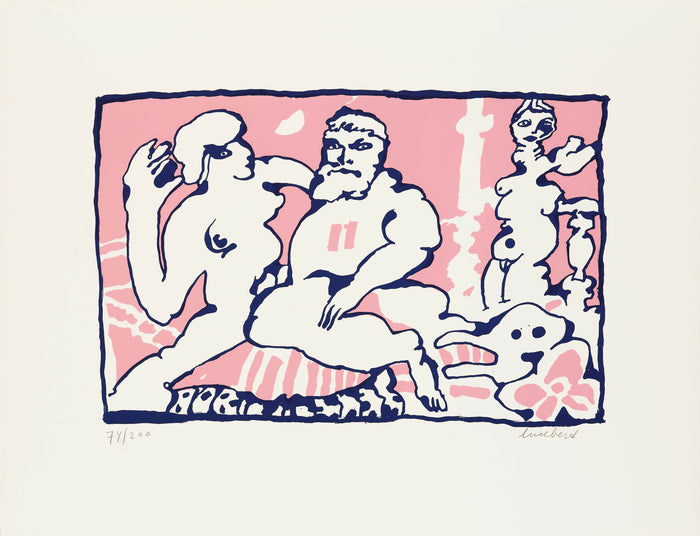 Lucebert - silk screen