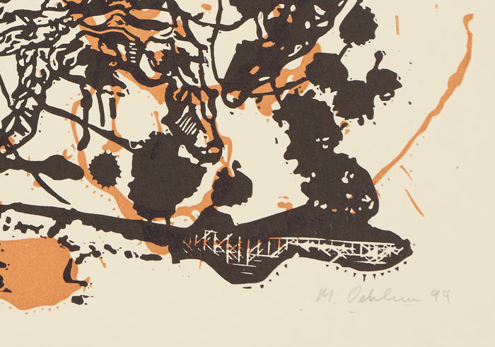 Markus Oehlen - Linocut