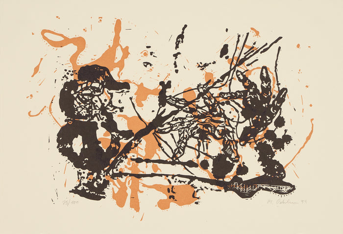 Markus Oehlen - Linocut