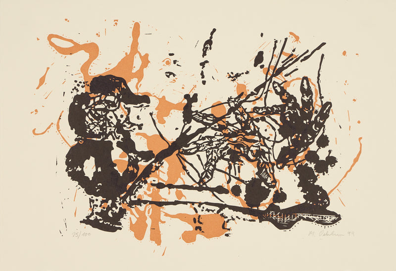 Markus Oehlen - Linocut