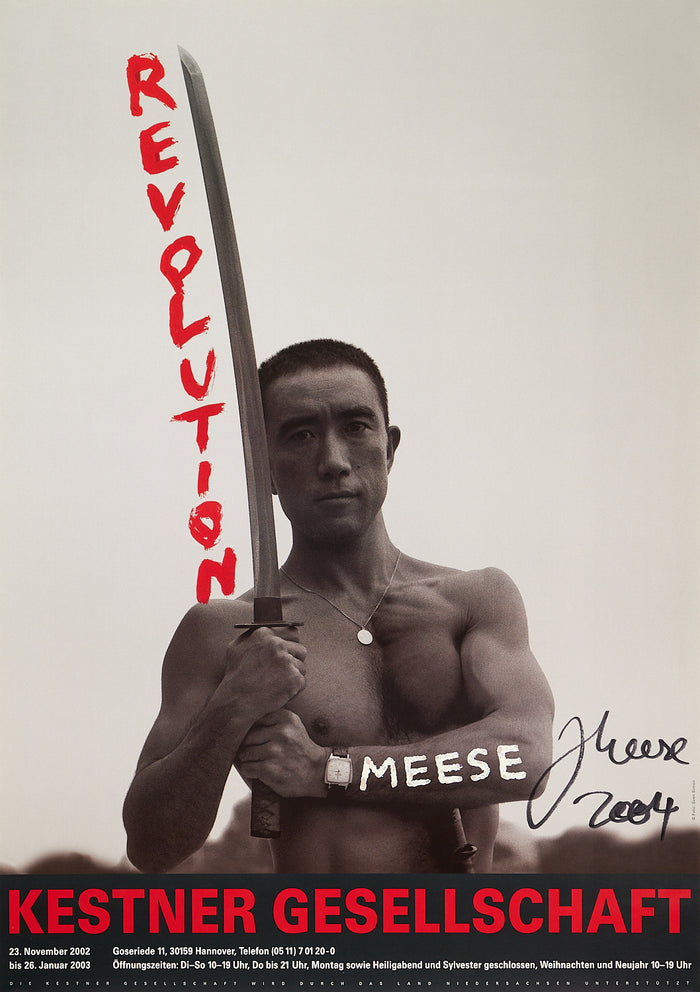 Jonathan Meese - Signed Exhibition Poster