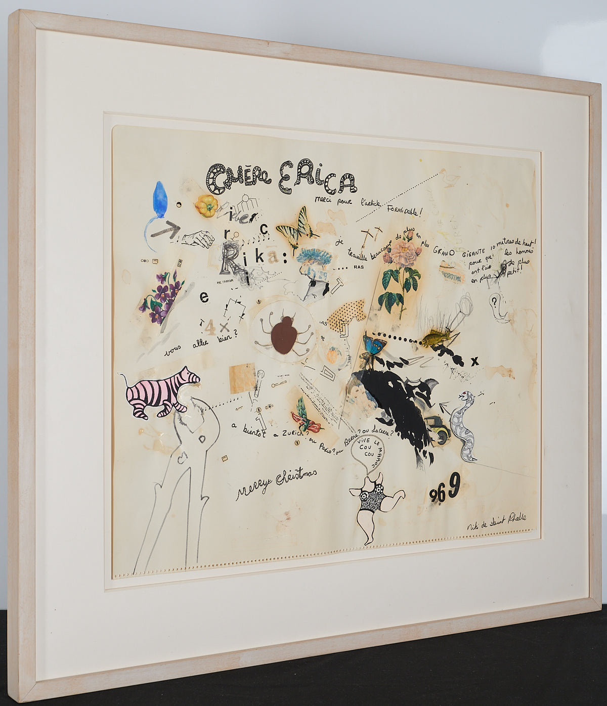 Niki de Saint Phalle - Original in mixed media