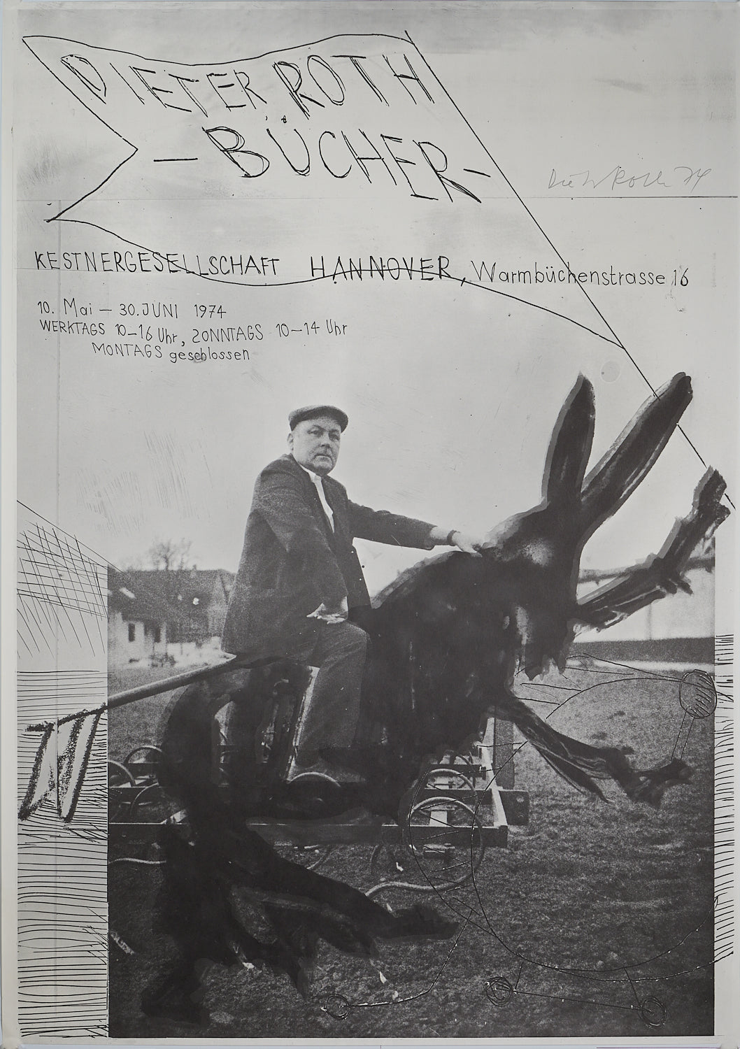 Dieter Roth  - Signed Exhibition Poster