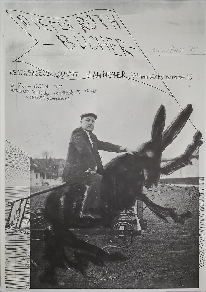 Dieter Roth  - Signed Exhibition Poster