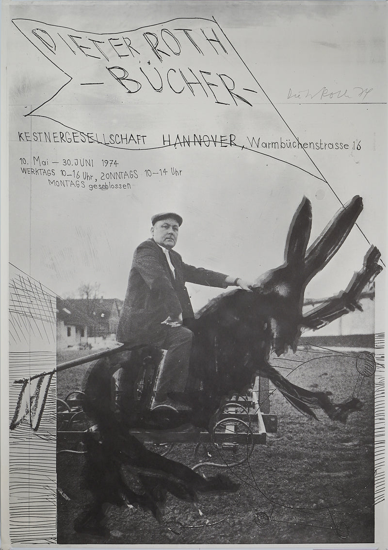 Dieter Roth  - Signed Exhibition Poster