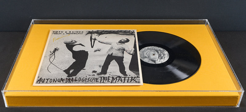 Dieter Roth & Arnulf Rainer  - Original drawing on cover