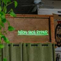 Jean Michel Basquiat - Neon Shoe Repair