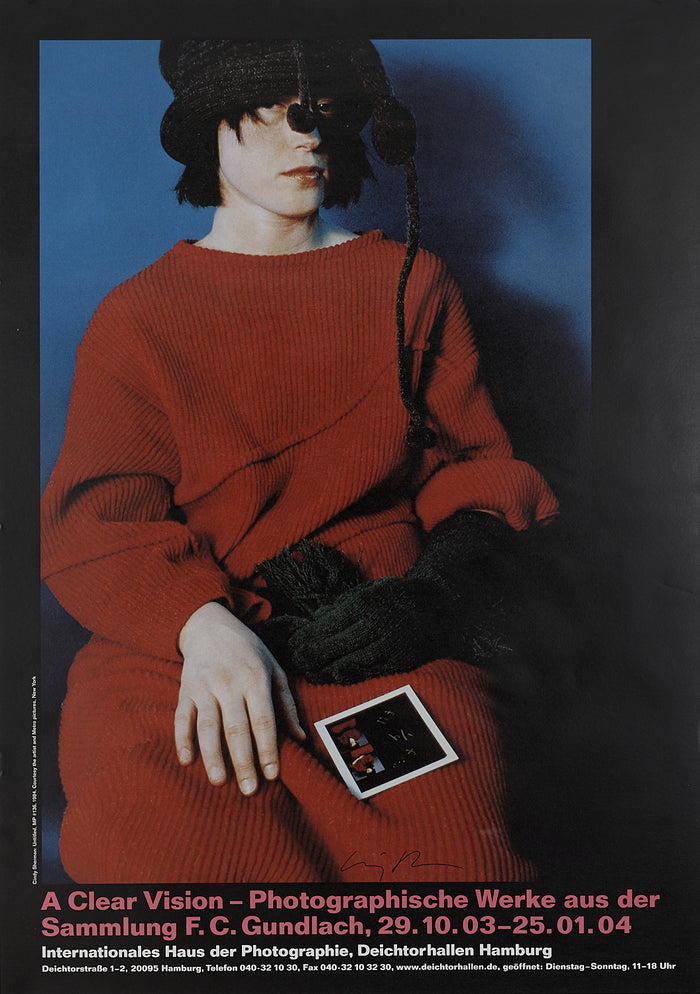 Cindy Sherman - Signed Exhibition Poster