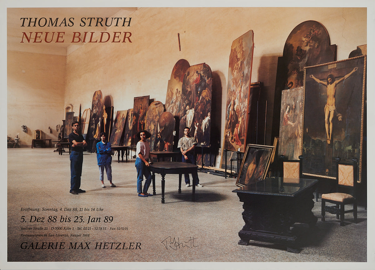 Thomas Struth - Signed Exhibition Poster - Neue Bilder