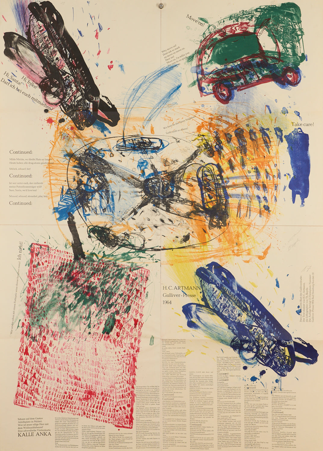Thomas Bayrle / H. C. Artmann – Artmann – Brief Gulliver 2 