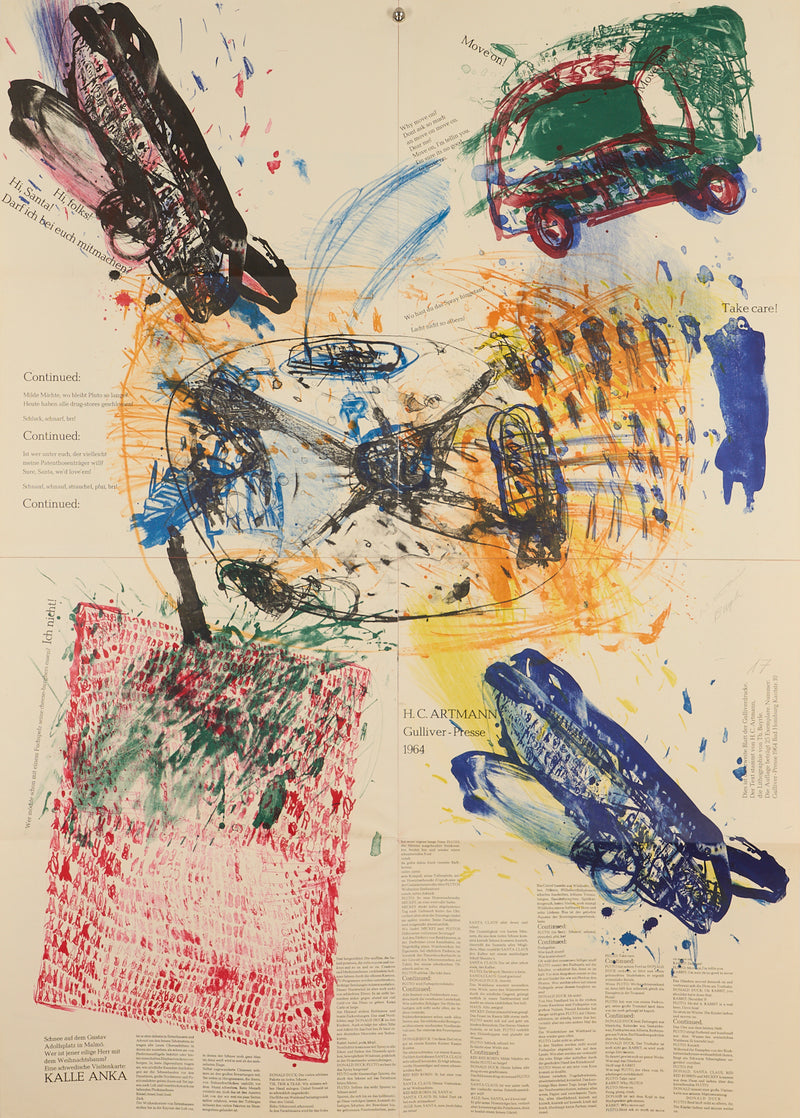 Thomas Bayrle / H. C. Artmann – Artmann – Brief Gulliver 2 