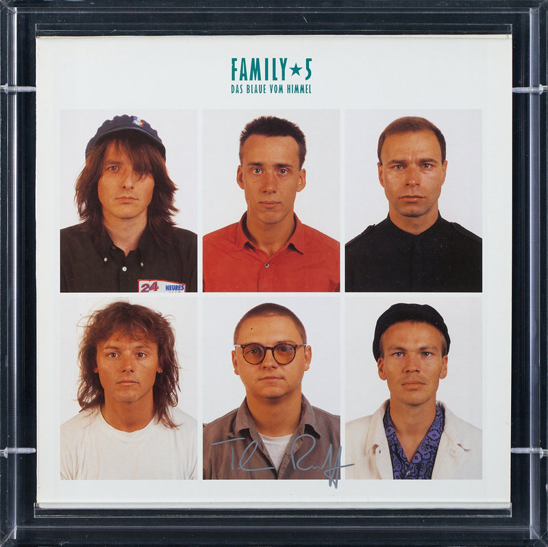 Thomas Ruff - Signed Cover Art for Family 5 - Das Blaue Vom Himmel