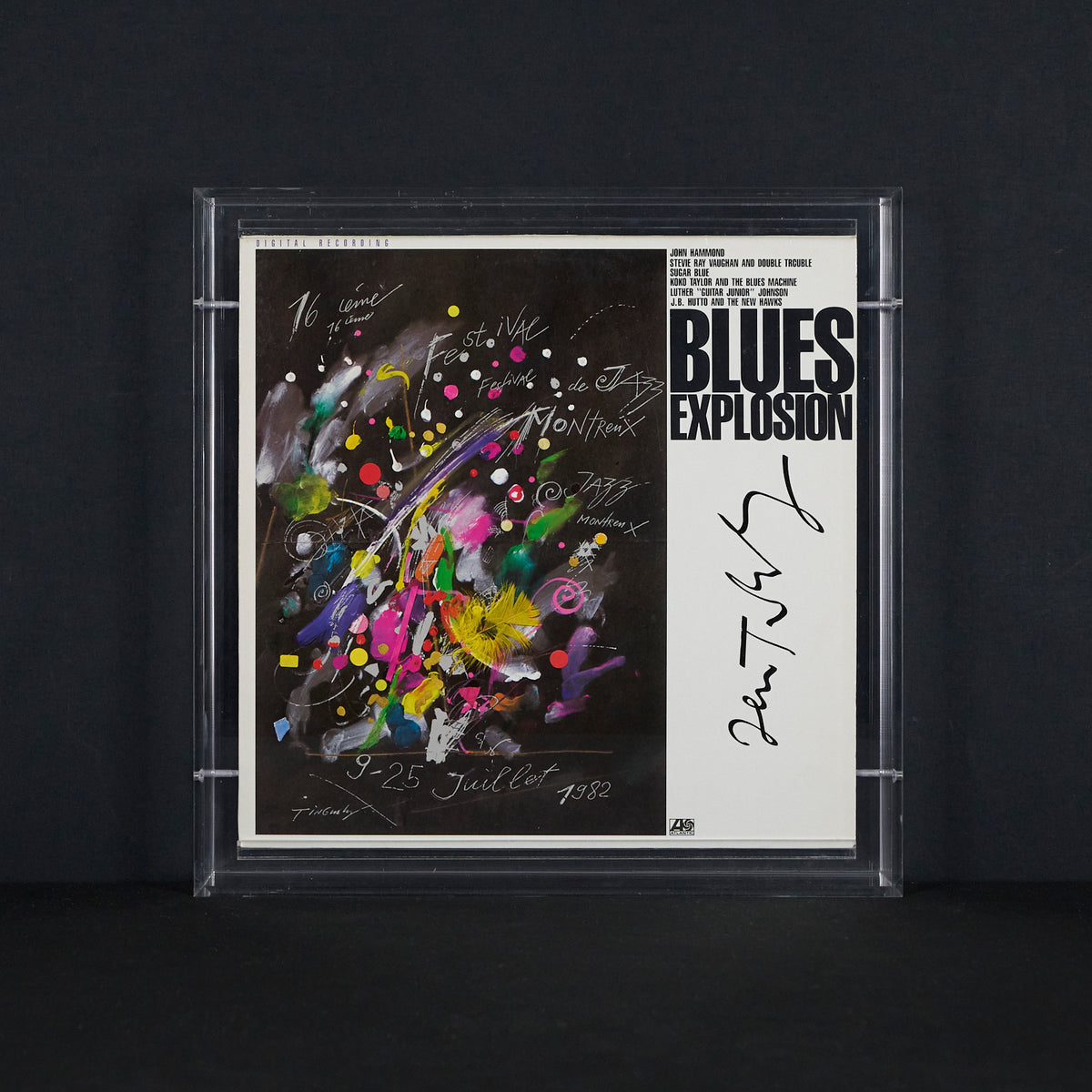 Jean Tinguely - COVER ART :  Signed Cover for BLUES Explosion