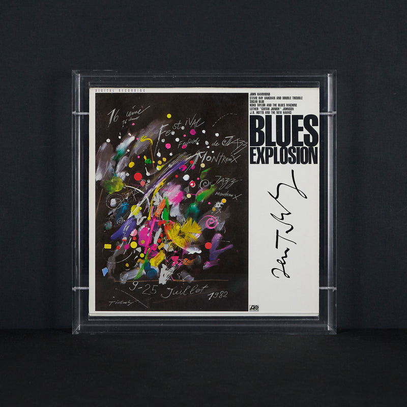 Jean Tinguely - COVER ART :  Signed Cover for BLUES Explosion