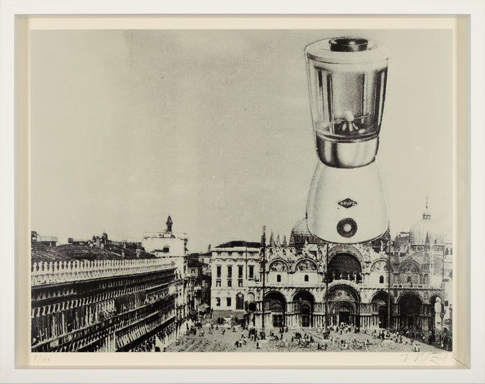 Wolf Vostell – Krups – 1969 – Screenprint in black and grey on wove paper – approx. 68 × 54 cm (framed)