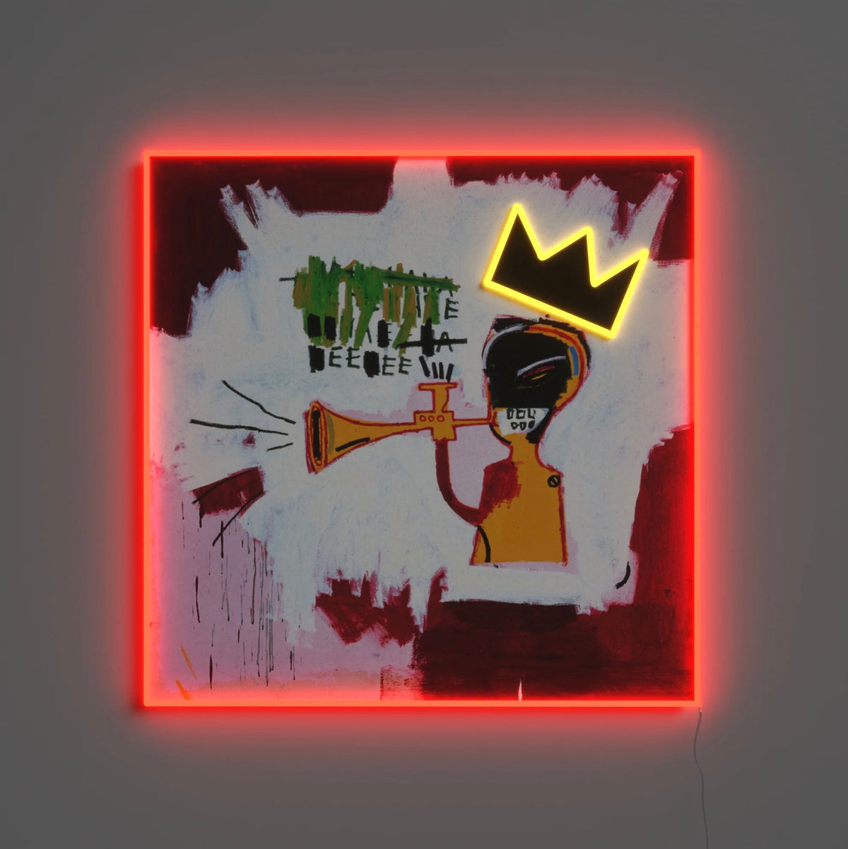 Jean Michel Basquiat - Trumpet Painting