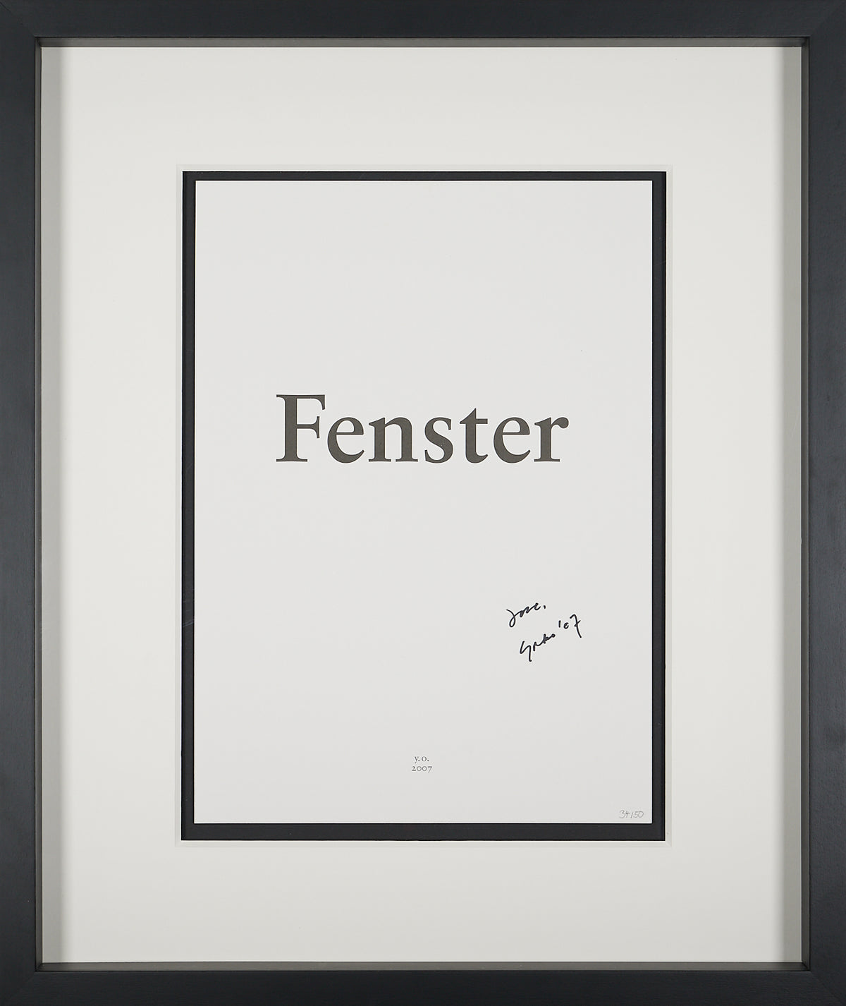 Yoko Ono - Fenster für Deutschland