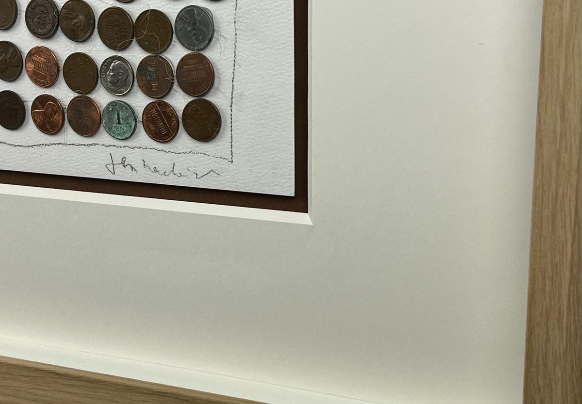 Jan Henderikse - Original drawing Coins