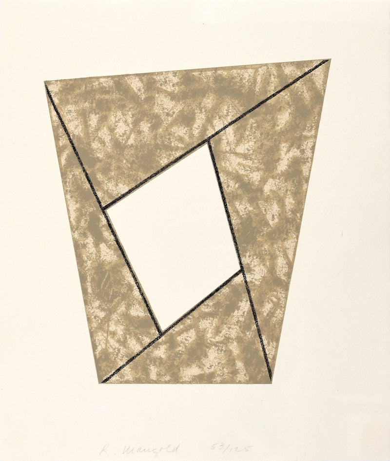 Robert Mangold - silk screen