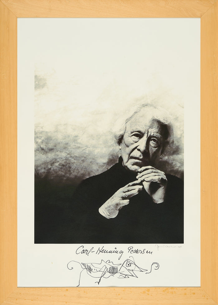 Carl-Henning Pedersen - unique - Portrait of CoBrA Artists