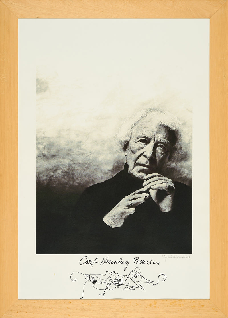 Carl-Henning Pedersen - unique - Portrait of CoBrA Artists