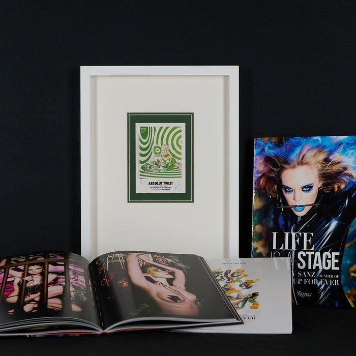 Ellen von Unwerth  : Signed Art Card with Art Book