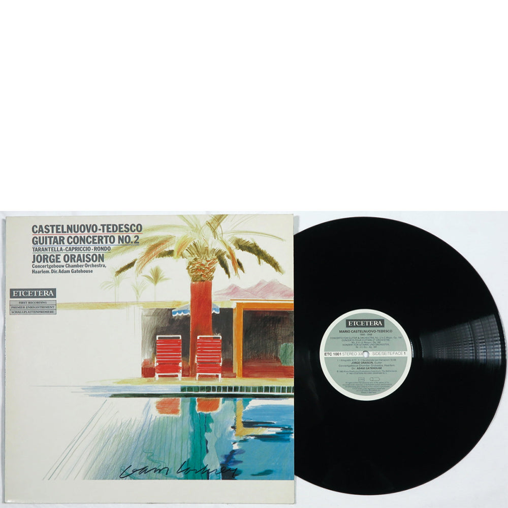 David Hockney – Signed Record Album Cover