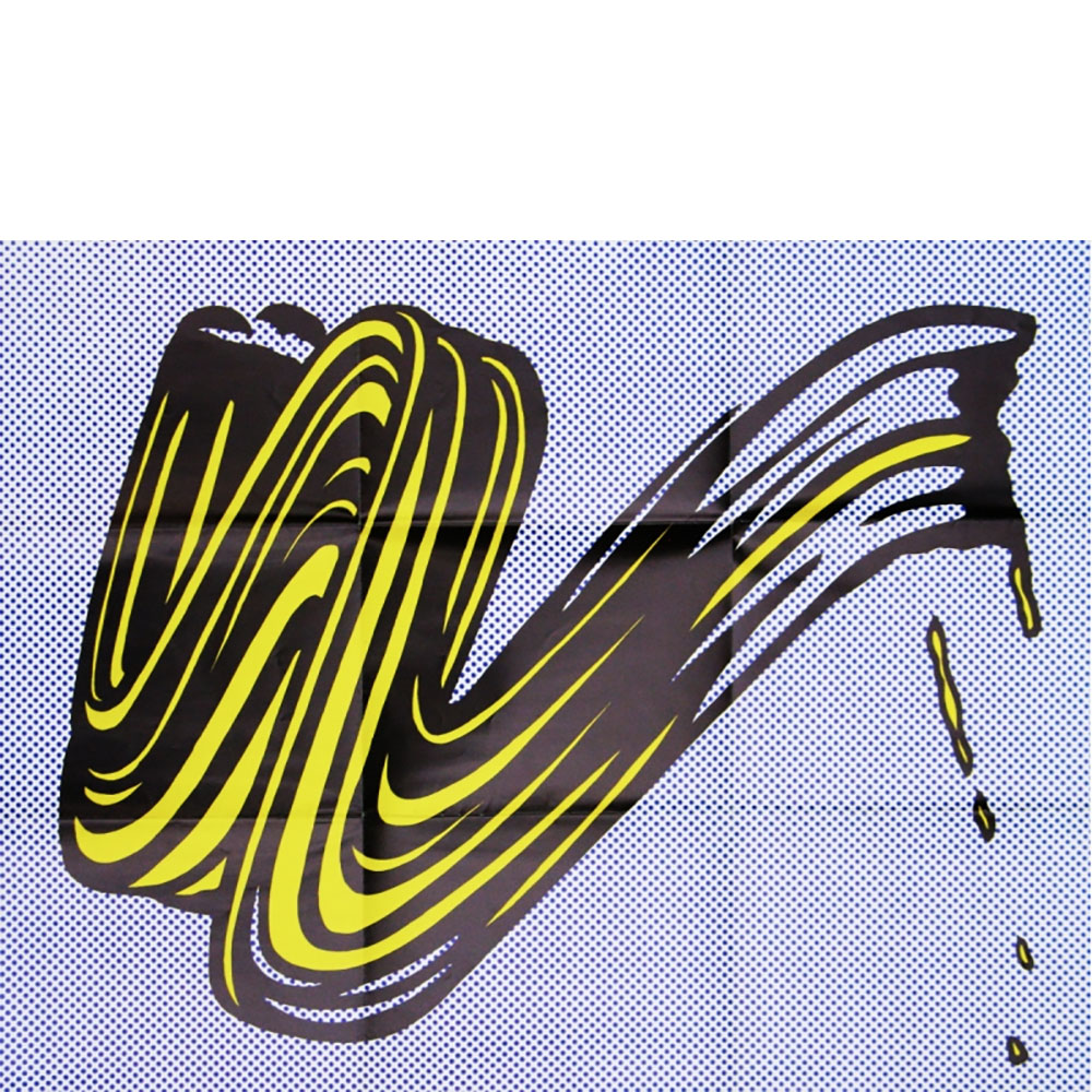 ROY LICHTENSTEIN – Invitation Brushstroke