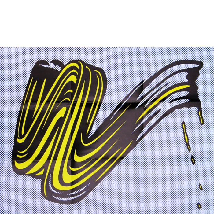 ROY LICHTENSTEIN – Invitation Brushstroke