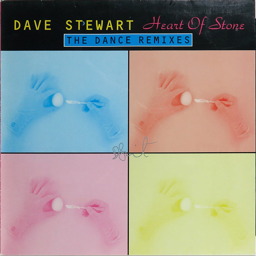 Damien Hirst – Signed Record Album Cover – Dave Stewart