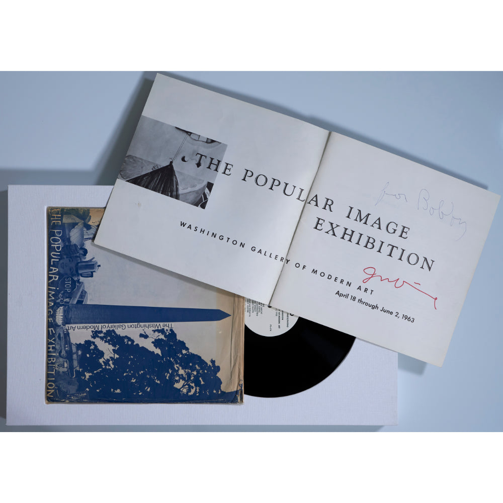 JIM DINE – SIGNED RECORD COVER – The Popular Image Exhibition