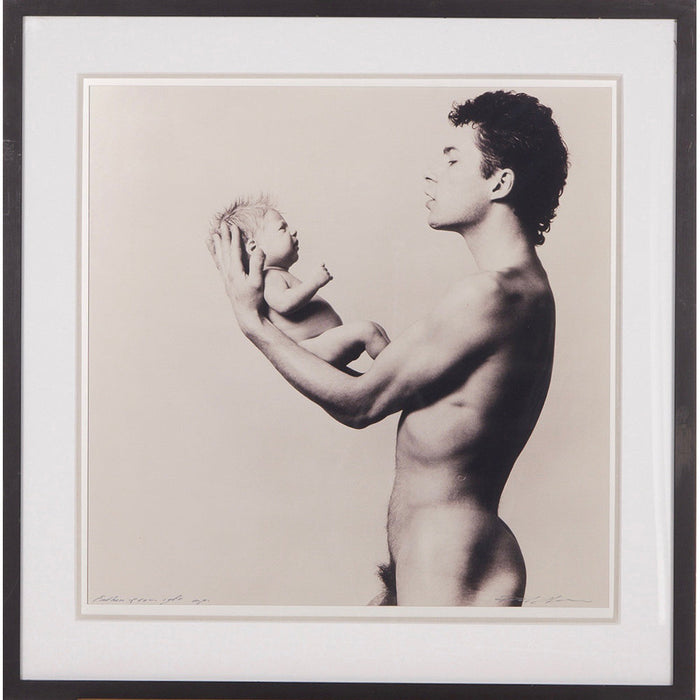 Paul Blanca - Self portrait father & son