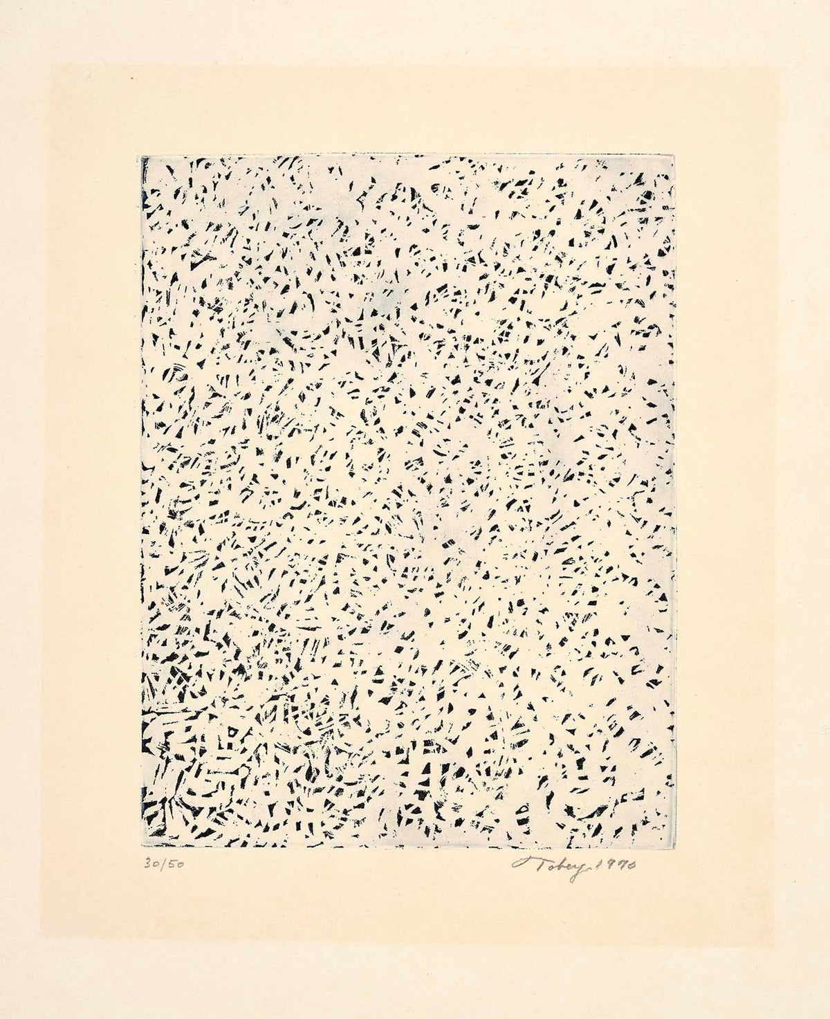 Mark Tobey - Etching with aquatint