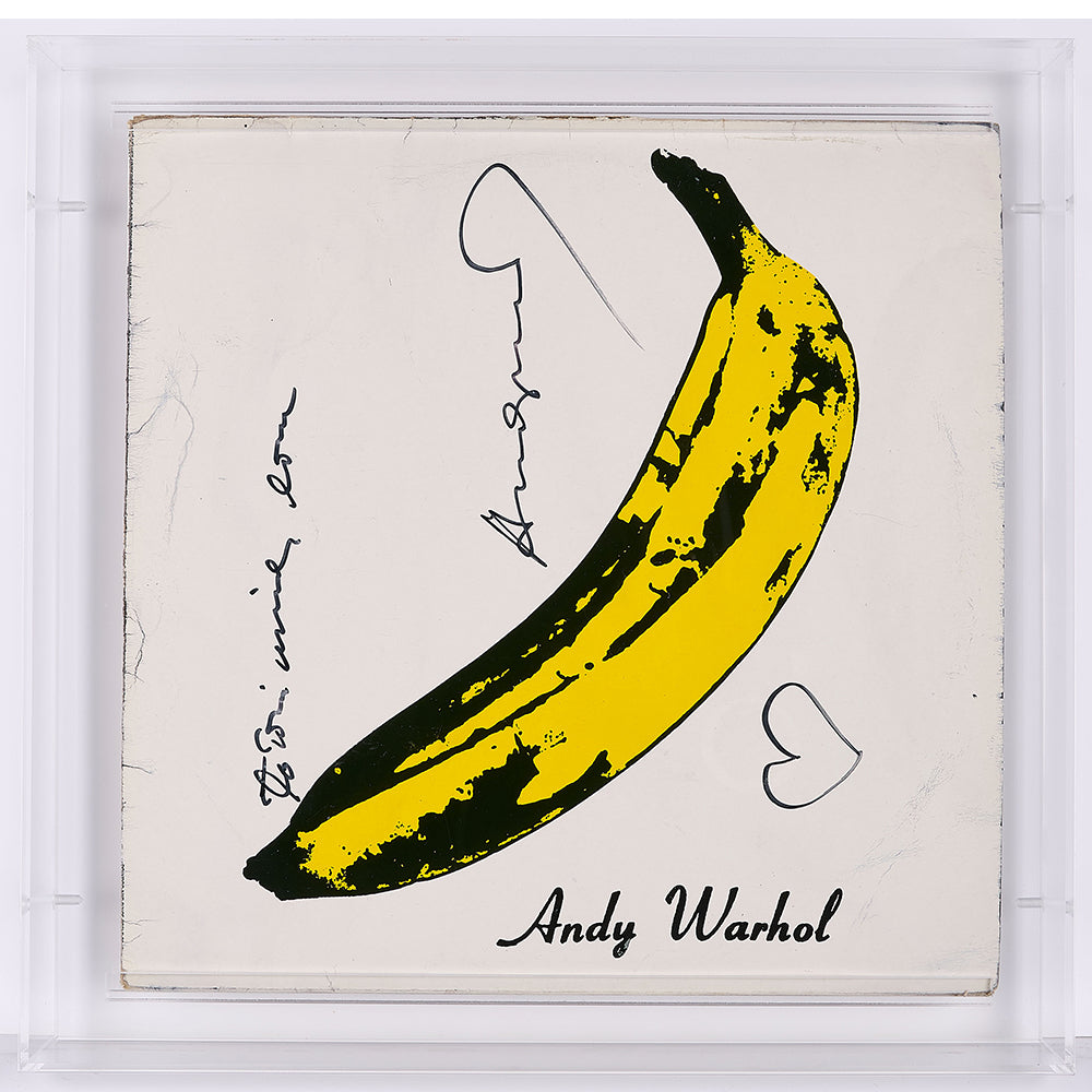ANDY WARHOL - signed, Record Cover The Velvet Underground & Nico
