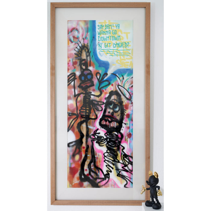 Lin Felton / QUIK (New York 1958) – ORIGINAL – Graffiti painting
