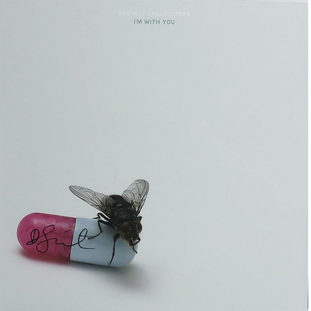 Damien Hirst – Signed Record Album Cover – Red Hot Chili Peppers