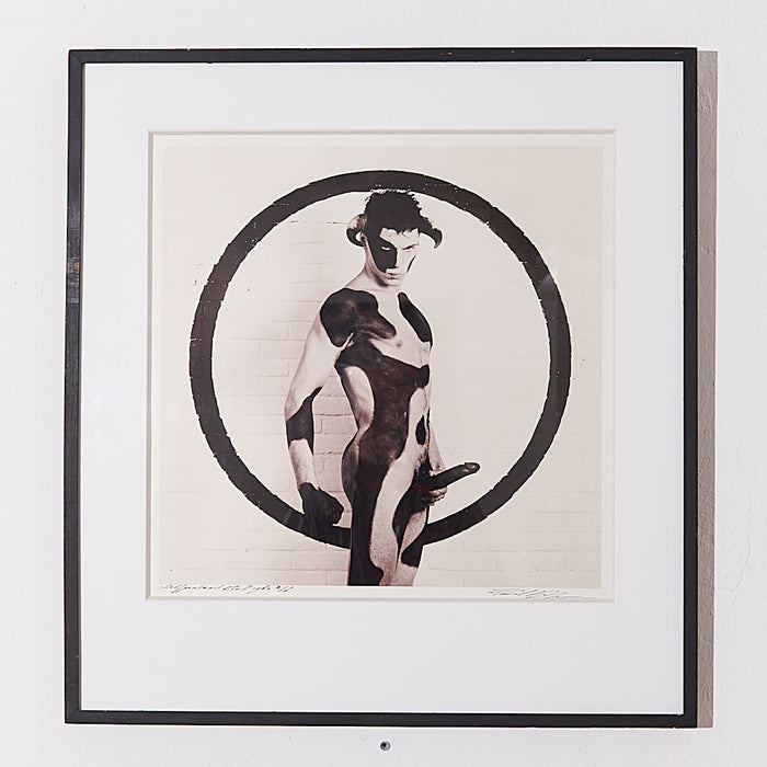 Paul Blanca (Dutch 1958) – GELATINE SILVERPRINT – Selfportrait Bull