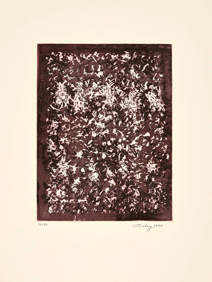 Mark Tobey - Etching with aquatint