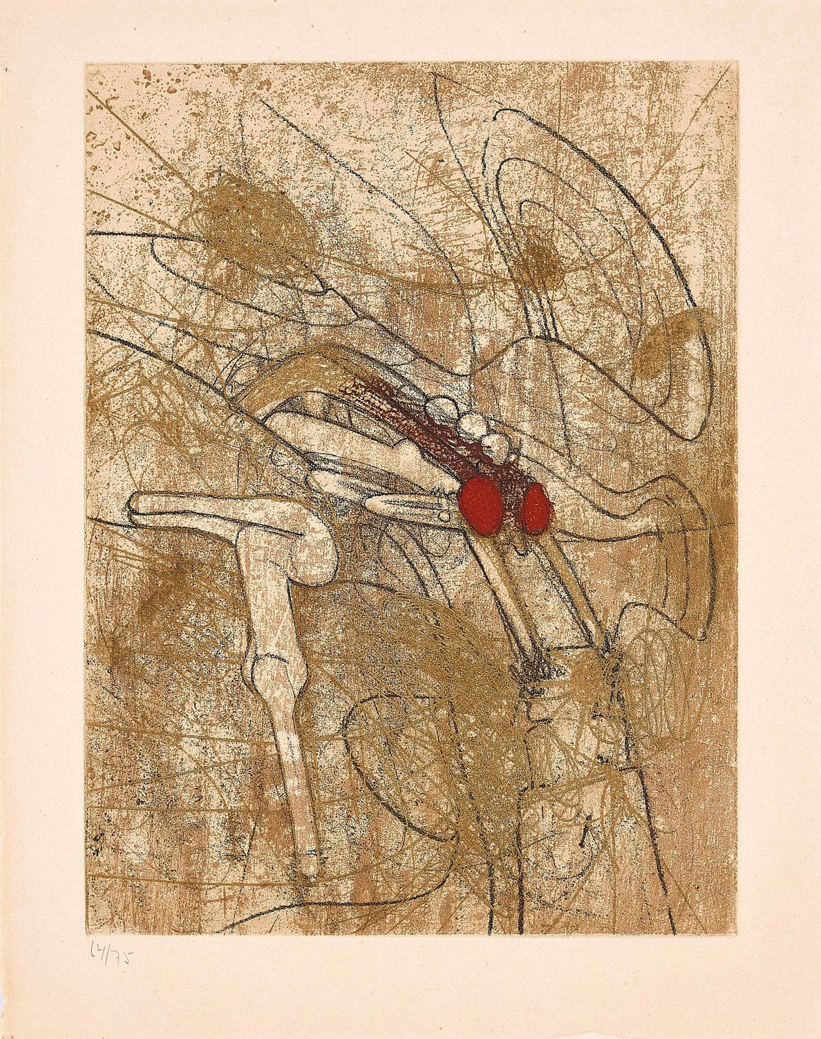 Roberto Matta - Color etching