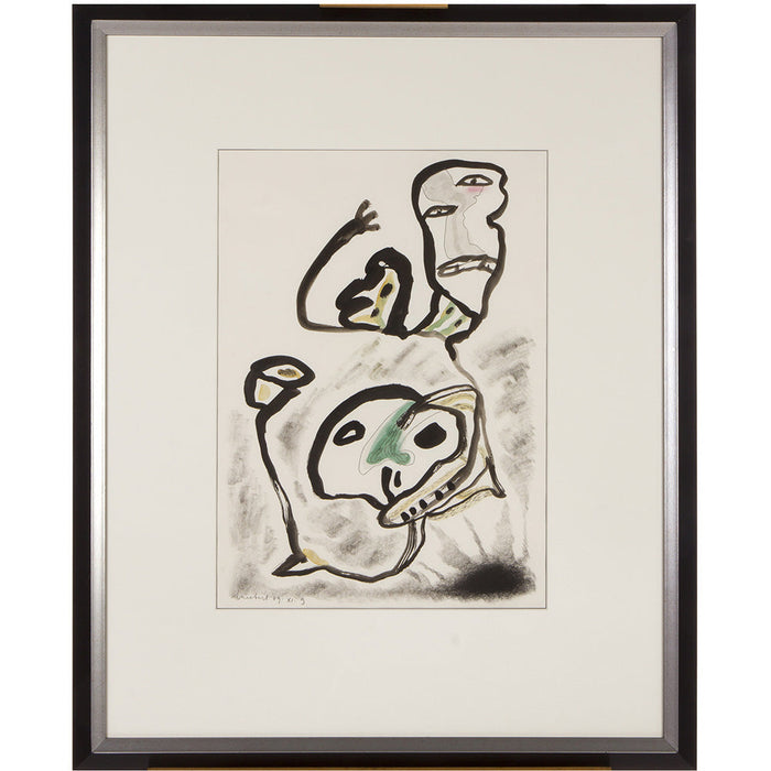 Lucebert - Compositian with figures