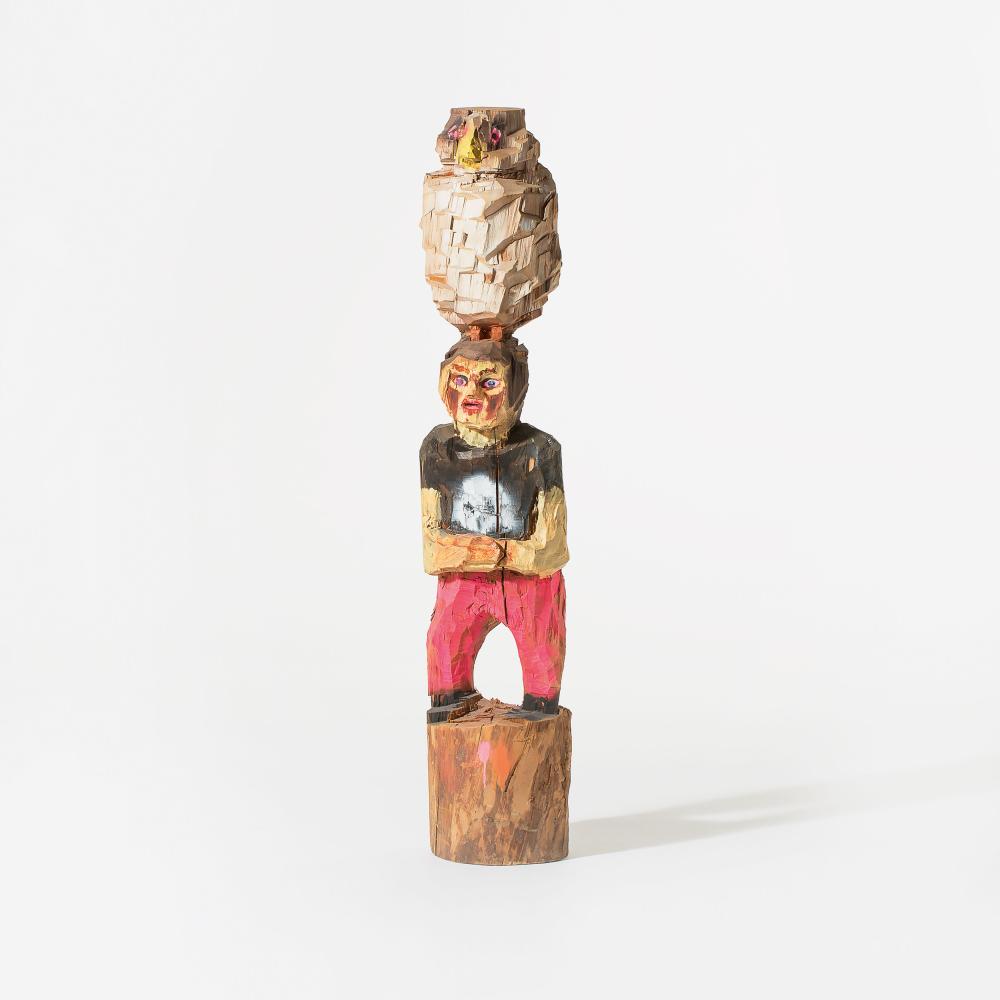 Charlie Roberts  - Original Sculpture Owl Hat