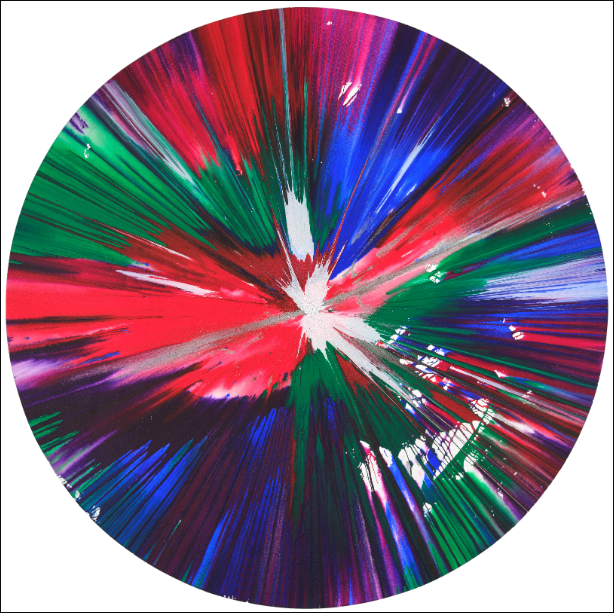 Damien Hirst - Circle Spin Painting I