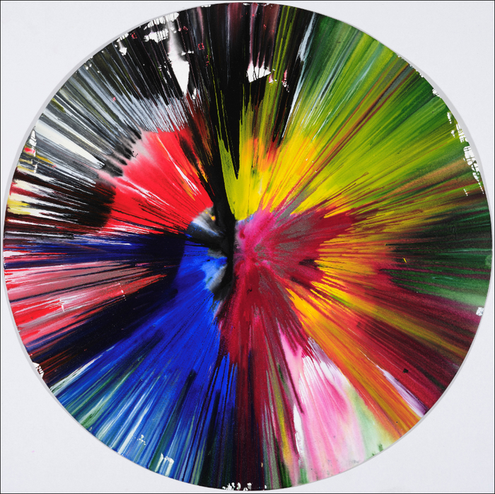 Damien Hirst - Circle Spin Painting II