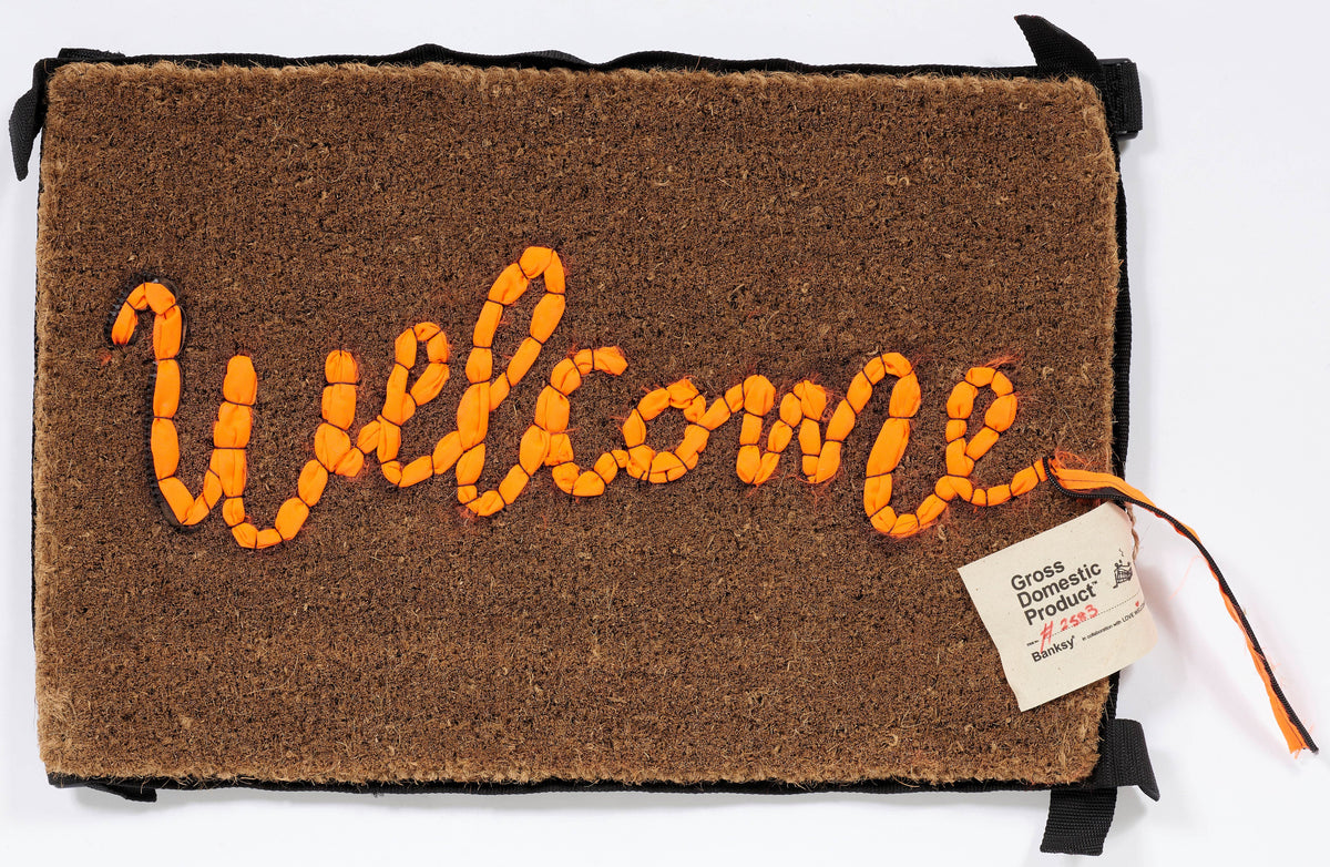 Banksy - Love Welcomes Mat - Unique numbered