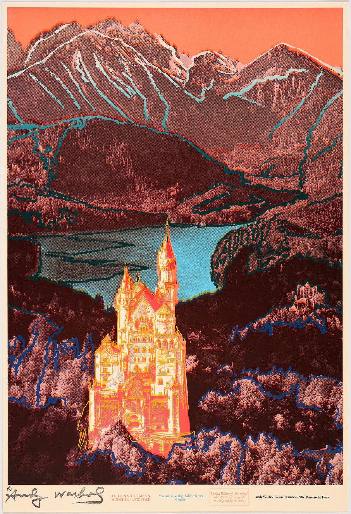 Andy Warhol - Neuschwanstein 1987