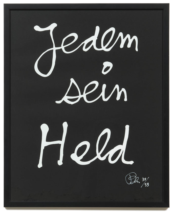 Ben Vautier ~ Jedem Sein Held